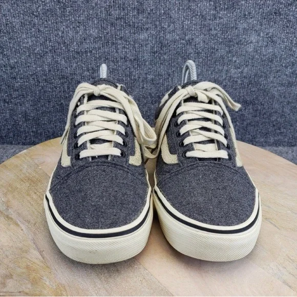 VANS Old Skool Sherpa Womens Size 9 Gray Low Top Sneakers Shoes 721454 - Picture 3 of 12